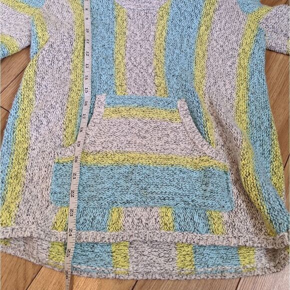 ARITZIA TNA Baja stripe sweater hoodie v neck knit - Picture 9 of 11